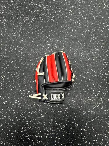 Used DICKS BASEBALL GLOVE BB/SB Glove RH Throw Red 8" 11849-S000035574