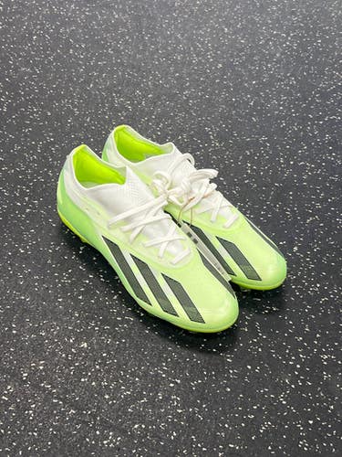 Used Adidas CRAZYFAST Soccer Cleats Neon Green Senior 8.5 11849-S000035554