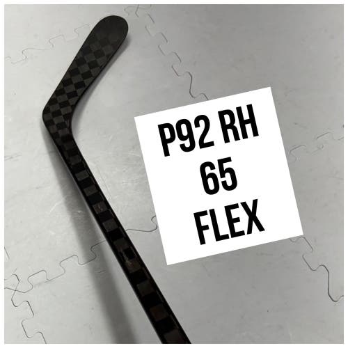 Senior(1x)Right P92 65 Flex 66” PROBLACKSTOCK Pro Black Out Unbranded Pro Stock Nexus Hockey Sticks