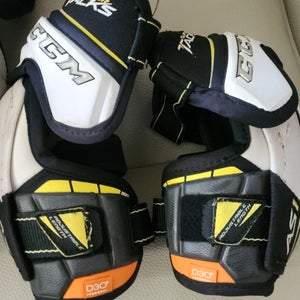 Senior Large CCM Super Tacks AS1 Elbow Pads 12" Junior USED FREE SHIPPING IN USA!