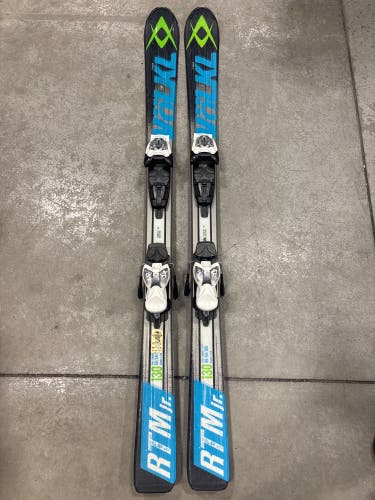 Volkl RTM Jr 130 cm Skis With Marker 4.5 Bindings (Used)