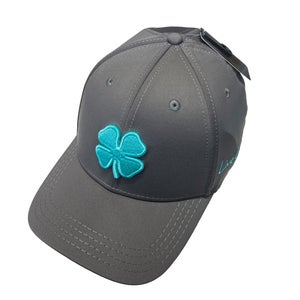 NEW Black Clover Live Lucky Premium Clover #140 Charcoal Fitted S/M Golf Hat