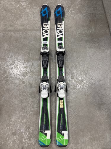 Volkl RTM Jr 120 cm Skis With Marker 4.5 Bindings (Used)
