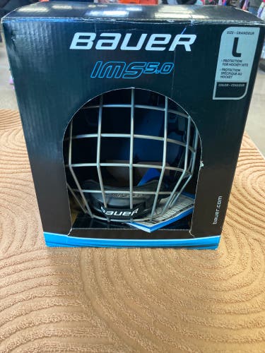 Black Large Bauer IMS 5.0 Helmet (New)