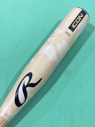 2025 Rawlings Icon Composite Bat USABat Certified (-10) Composite 20 oz 30" (Used)