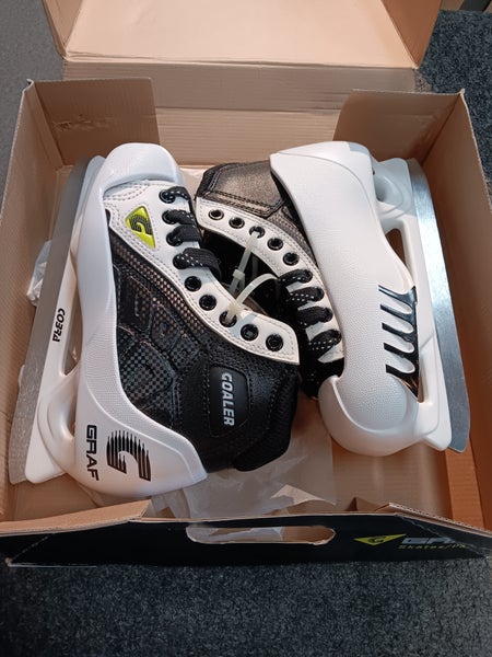Graf 550 Supra Goaler Hockey Skates Regular Width Size 3.5 (New)