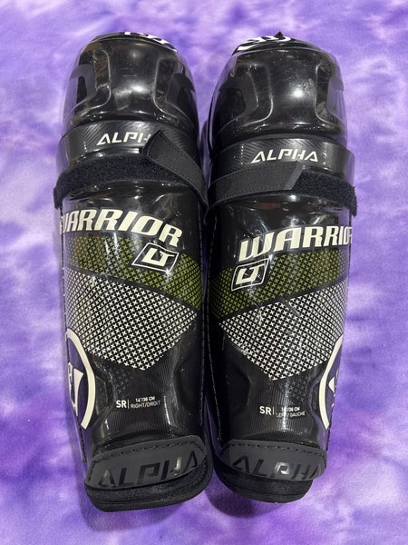 Senior Warrior Alpha LT Shin Pads 14" (Used)