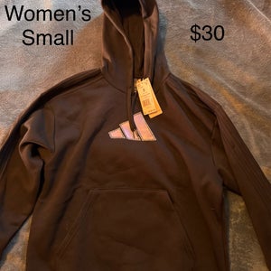 Black Women's Small Adidas Sweatshirt (New)