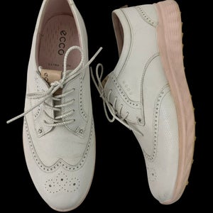 ECCO Women's S-Classic Hydromax Golf Shoe Sz US 11 EW Color White/Lt Pink