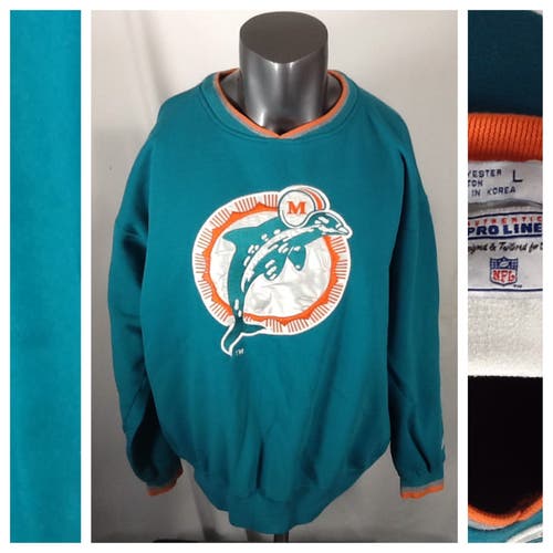 VTG 90’s Pro Line Starter Miami Dolphins Men’s (Large) Classic Logo NFL Crewneck