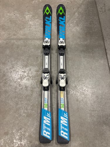 Volkl RTM Jr 140 cm Skis With Marker 4.5 Bindings (Used)