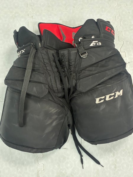 Black Senior Small CCM E1.9 Hockey Goalie Pants (Used)