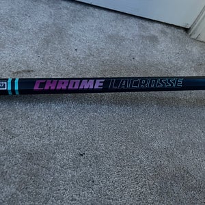 Chrome lacrosse mini stick