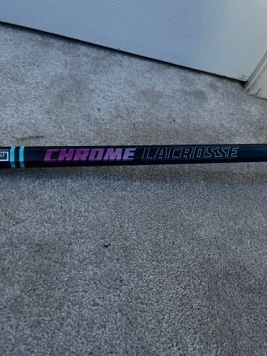 Chrome lacrosse mini stick