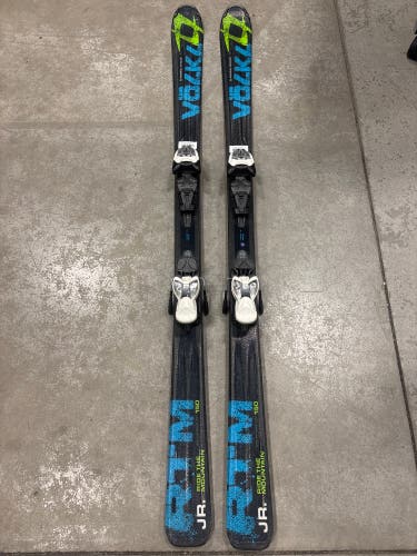 Volkl RTM JR 150 cm Skis With Marker 7.0 Bindings (Used)