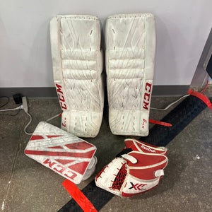 Red 26"+1 Junior CCM Extreme Flex 4.5 Goalie Mixed Set Regular (Used)