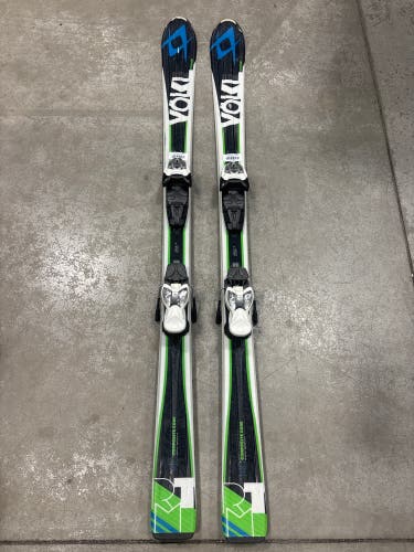 Volkl RTM 140 cm Skis With Marker 7.0 Bindings (Used)