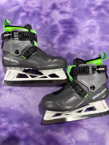 Intermediate Bauer Konekt HF2 Hockey Goalie Skates Regular Width Size 5 (New)