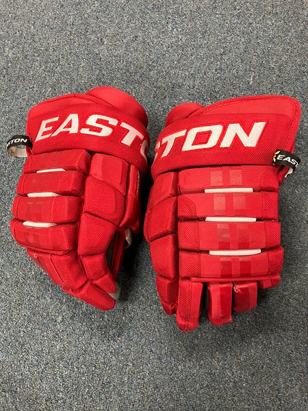 Red Senior Easton PRO10 Gloves 13" (Used)