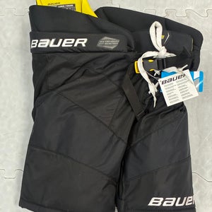 Black Junior Large Bauer Supreme 3S Pro Hockey Pants (New)
