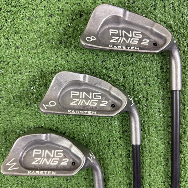 Ping Zing 2 Iron Set 5-PW Black Dot Karsten 101 Regular Flex Right