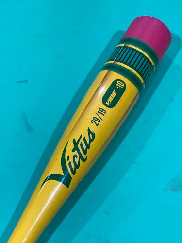 2024 Victus Vibe Alloy Bat USSSA Certified (-10) Alloy 19 oz 29" (Used)