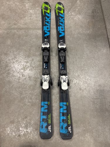 Volkl RTM Jr 130 cm Skis With Marker 4.5 Bindings (Used)