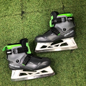 Intermediate Bauer Konekt HF2 Hockey Goalie Skates Size 4.0 (Used)