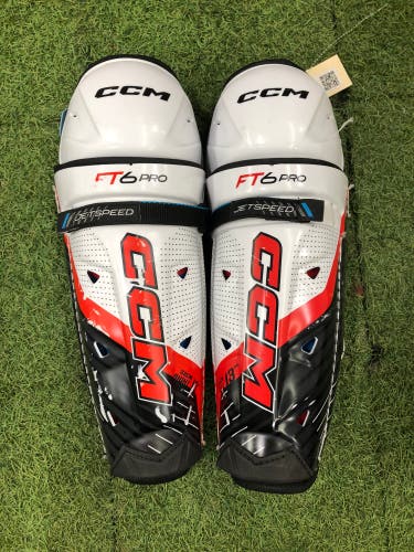 Senior CCM JetSpeed FT6 Pro Shin Pads 13" (Used)