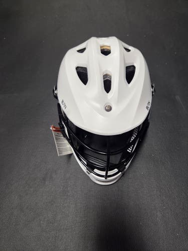 White New Junior Player's Warrior Burn Jr Helmet