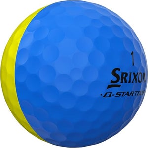 Srixon Q-Star Tour Divide Golf Balls (Brite Yellow/Blue, 3pk) 1 Sleeve 2024 NEW