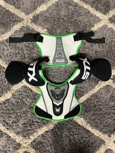 Small Youth STX Cell 100 Shoulder Pads (Used)