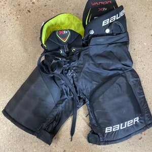 Black Junior Medium Bauer Vapor X2.9 Hockey Pants (Used)