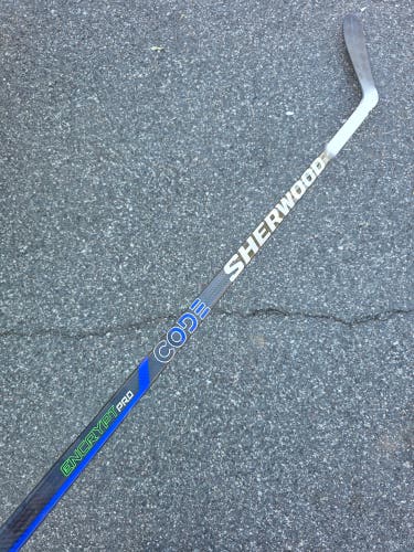 Intermediate Sher-Wood CODE Encrypt Pro Hockey Stick Left Hand PP28 65 Flex Pro Stock (Used)