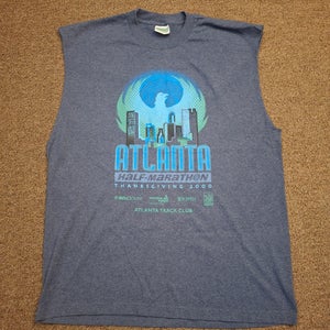 Atlanta Half-Marathon Thanksgiving 2000 Mens Muscle Tee Sz XL
