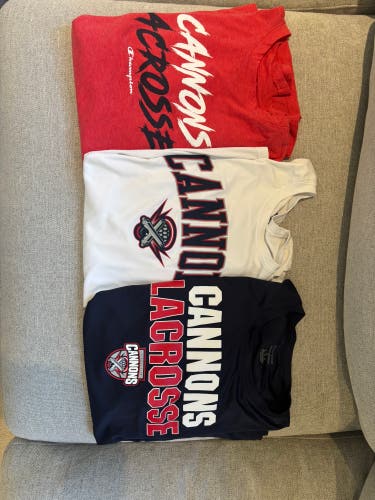 Boston Cannons Team Issues Shirts