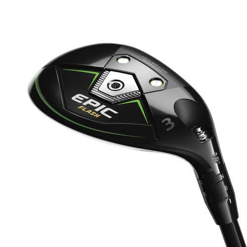 LEFT HANDED CALLAWAY 2019 EPIC FLASH 3 HYBRID GRAPHITE REGULAR STANDARD ORIGINAL MITSUBISHI TENSEI