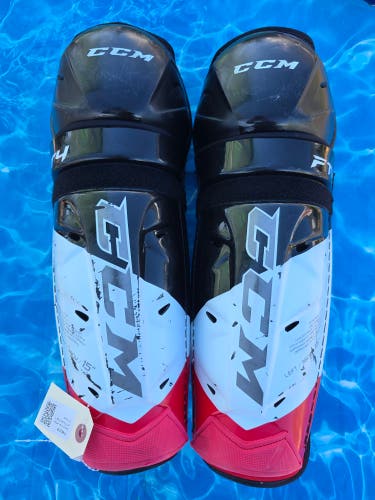 Senior CCM JetSpeed FT4 Shin Pads 15" (Used)