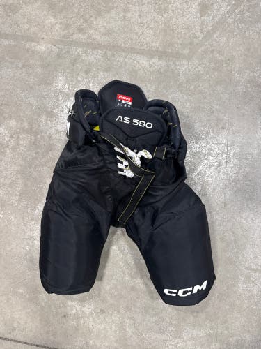 Black CCM Tacks AS 580 Hockey Pants (Used) | Senior Medium