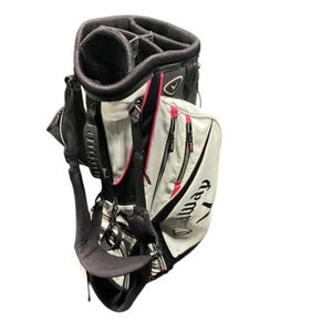 Used Callaway PINK STAND BAG Mens Stand Bag White 11834-S000044505