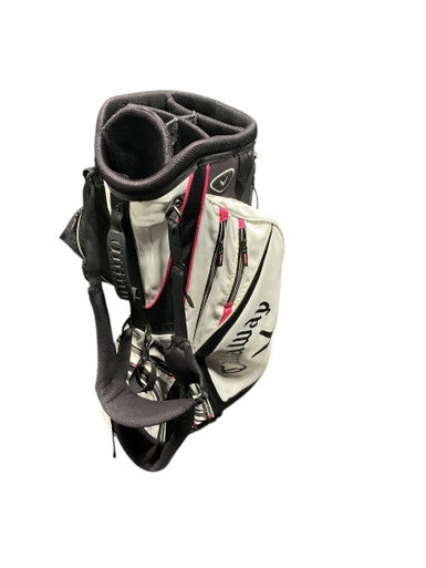 Used Callaway PINK STAND BAG Mens Stand Bag White 11834-S000044505