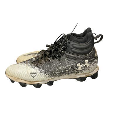 Used Under Armour Adult FB Cleats White Senior 13 11834-S000044510