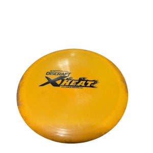 Used Discraft X HEAT DRIVER Disc Golf Driver Yellow 11834-S000044475