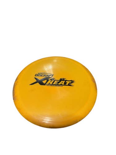 Used Discraft X HEAT DRIVER Disc Golf Driver Yellow 11834-S000044475