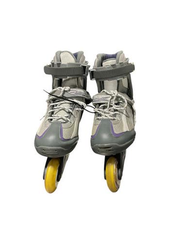 Used Bladerunner GREY/PURPLE SKATES Racing Inline Skates Grey Senior 10 11834-S000044473