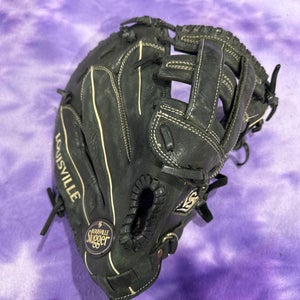 Black Louisville Slugger Pro Flare RH First Base Baseball Glove (Used)