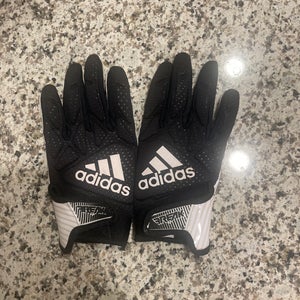 Black Medium Adult Adidas Freak Gloves (New)