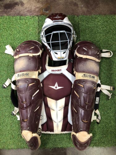 Maroon Intermediate All Star System 7 Axis Catcher's Set (Used)