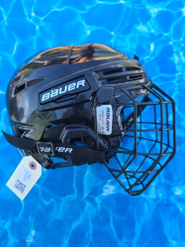 Black Medium Bauer IMS 5.0 Helmet (Used)