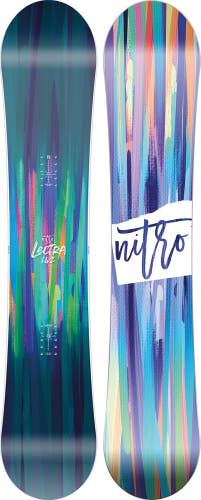Nitro Lectra Brush Women's Snowboard 142 cm, All Mountain Directional, New 2025
